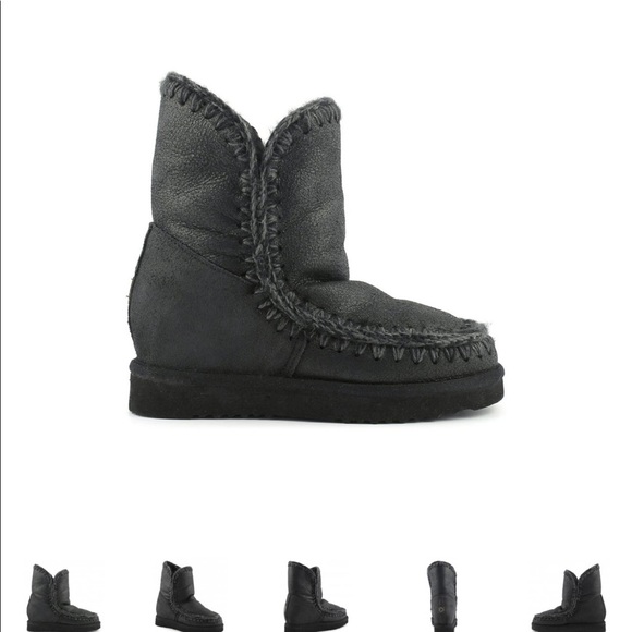 Mom Inner wedge Eskimo  boots - short - Picture 2 of 3